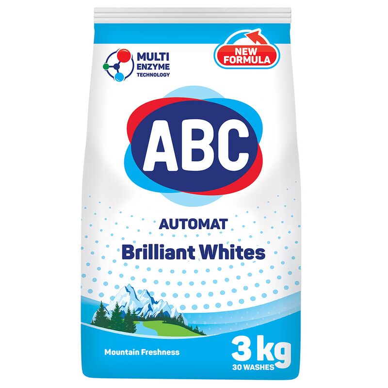 Стиральный порошок ABC Свежесть гор 3кг