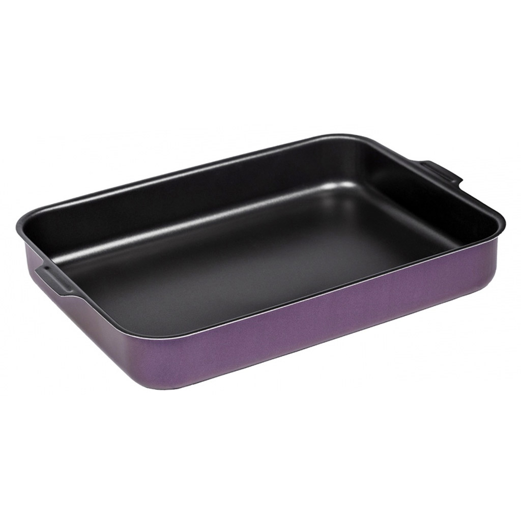 Противень с антипригарным покрытием 23х30х6,1см, s0,9мм (Россия) "Violet"