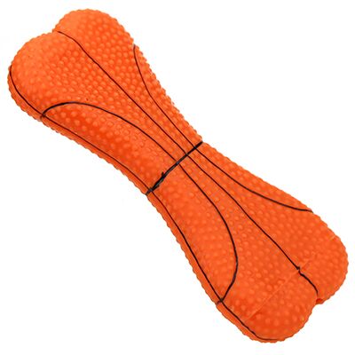 Игрушка для собаки "Косточка" 16х5х6,5х2,5см, резиновая, с пищалкой (Китай)