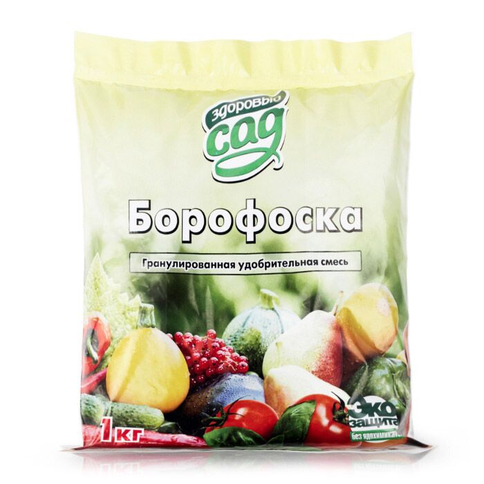 Средство для растений "Борофоска" 1кг, гранулированная, "Здоровый сад" (Россия)