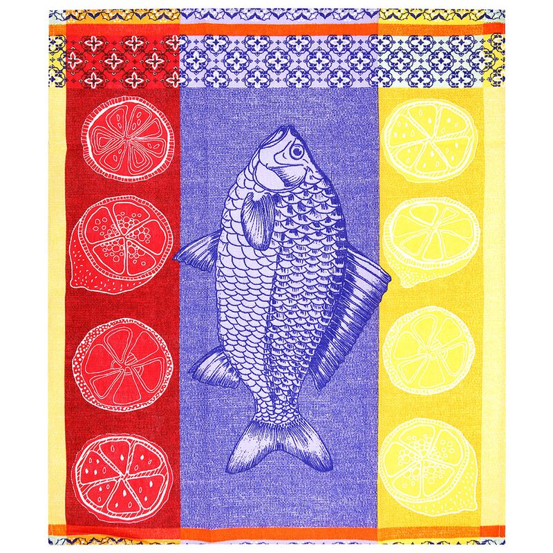 Полотенце кухонное рогожка 48х62см "Фестиваль вкусов-2", 171г/м2, хлопок 100%, "Домашняя мода" (Россия)