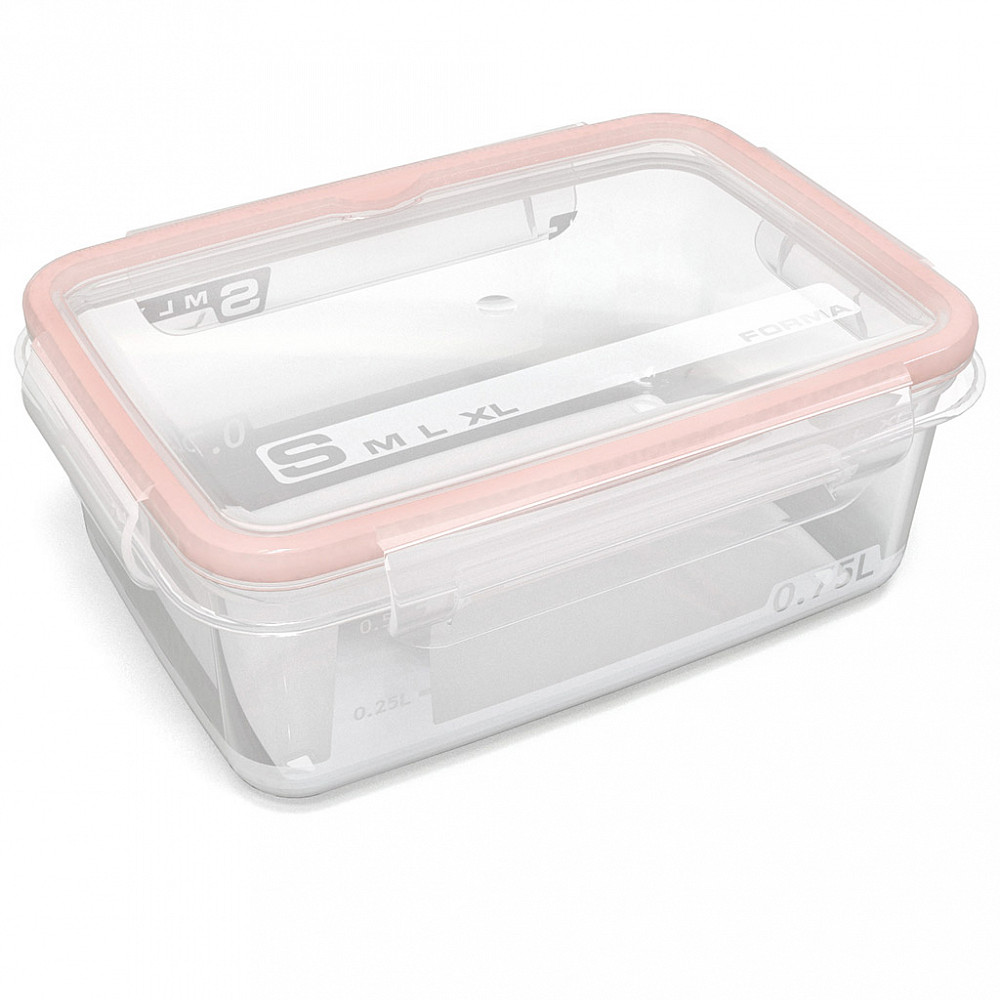 Контейнер для продуктов пластмассовый "Экстра Лок" 0,75л, S Light, 16,3х11,8х6,4см, подходит для СВЧ (Россия)