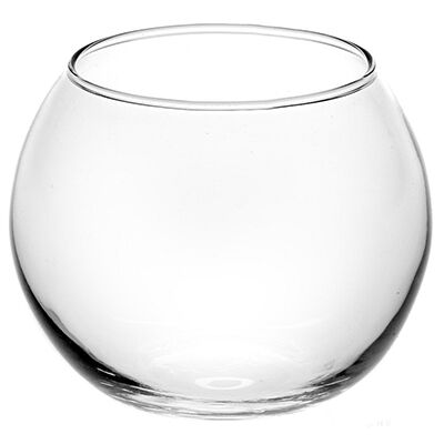 Ваза для цветов стеклянная Флора (Flora) 0,3л, д9см, h7,9см, форма шара, цветная коробка, Pasabahce (Россия)
