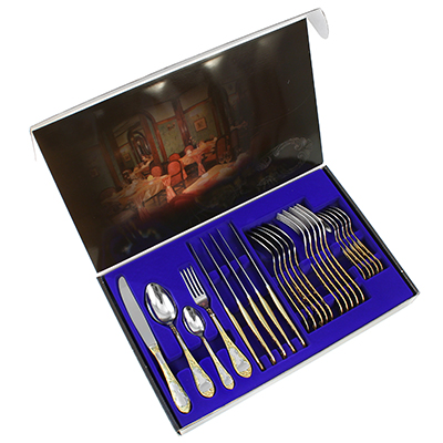 Набор столовых приборов из нержавеющей стали "Посольский" 24 предмета