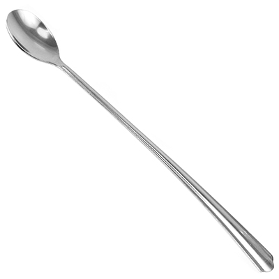 Ложка для коктейля из нержавеющей стали 20см, 18/10, 18/0, ГОСТ Р 51687-2000, 1,2мм, упрощенная обработка