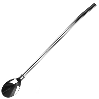 Ложка-трубочка для травяного чая и коктейля из нержавеющей стали 22см, капелька