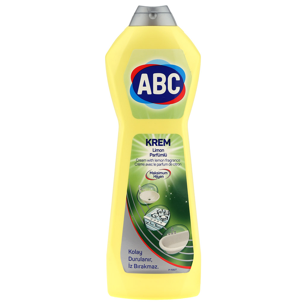 Крем чистящий для газовых плит, кухонных поверхностей и ванн "ABC Лимон" 750мл