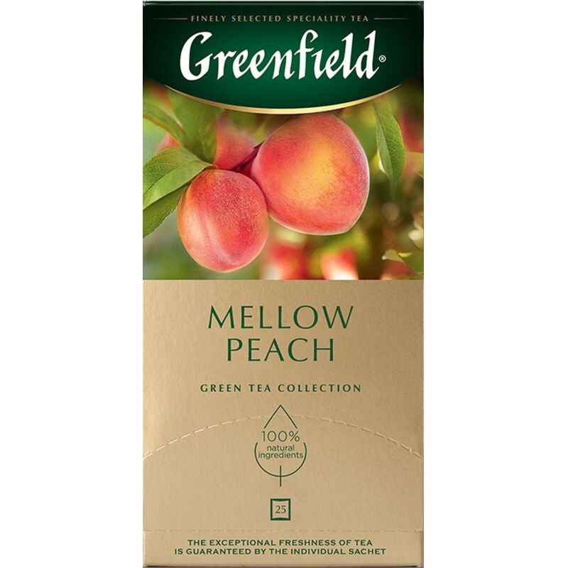 Чай Greenfield Mellow Peach зеленый, 25 пакетиков
