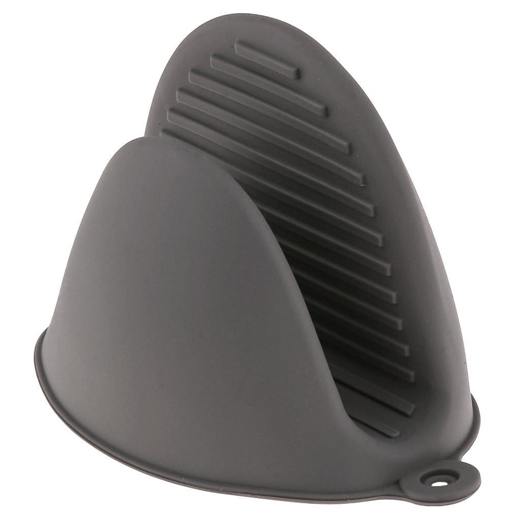 Прихватка силиконовая 10х8х4см, цвета в ассортименте: голубой, красный, розовый, мятный в п/эт пакете