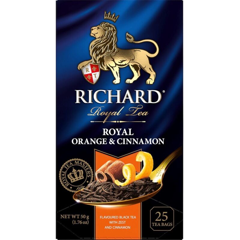 Чай Richard Royal Orange & Cinnamon черный 25 пакетиков