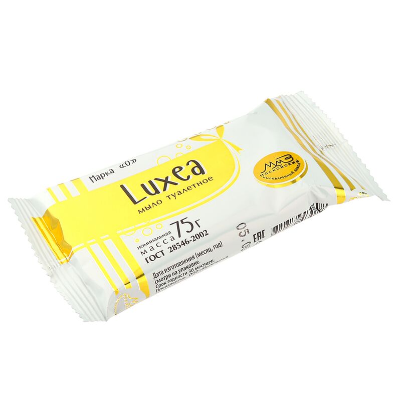 Мыло туалетное 75гр, Luxea, ГОСТ 28546-2002 (Россия)
