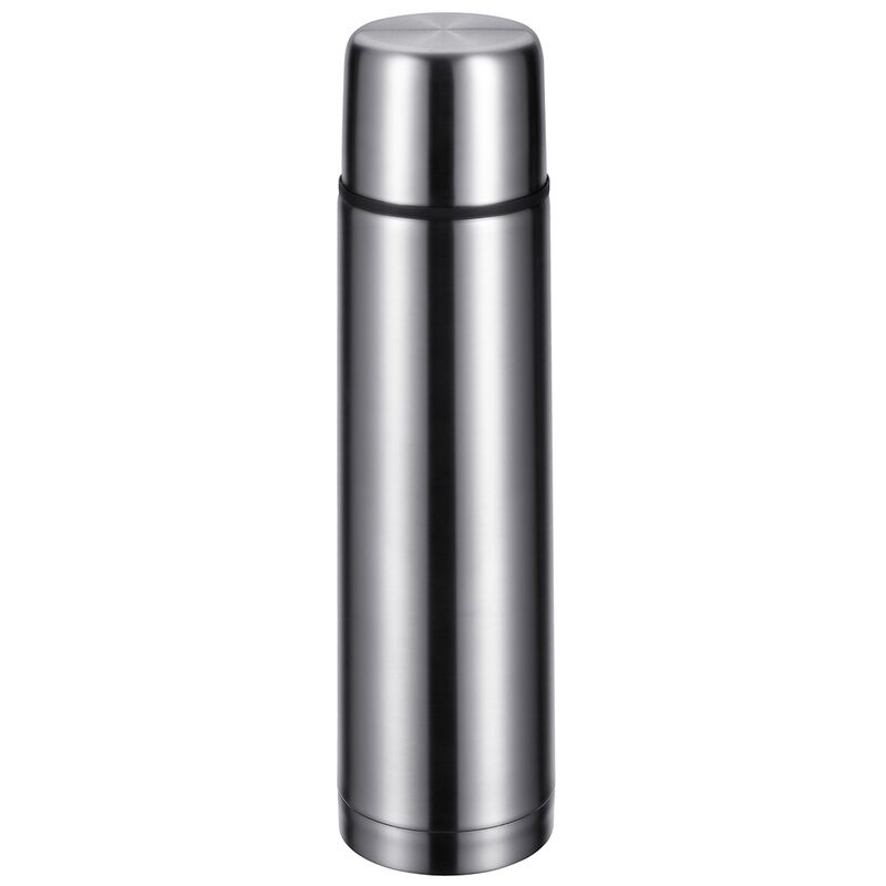 Термос из нержавеющей стали с узкой горловиной Bullet 0,75л, д7,5см, h29см, винтовая пробка из полипропилена, цветная коробка, Regent (Китай)