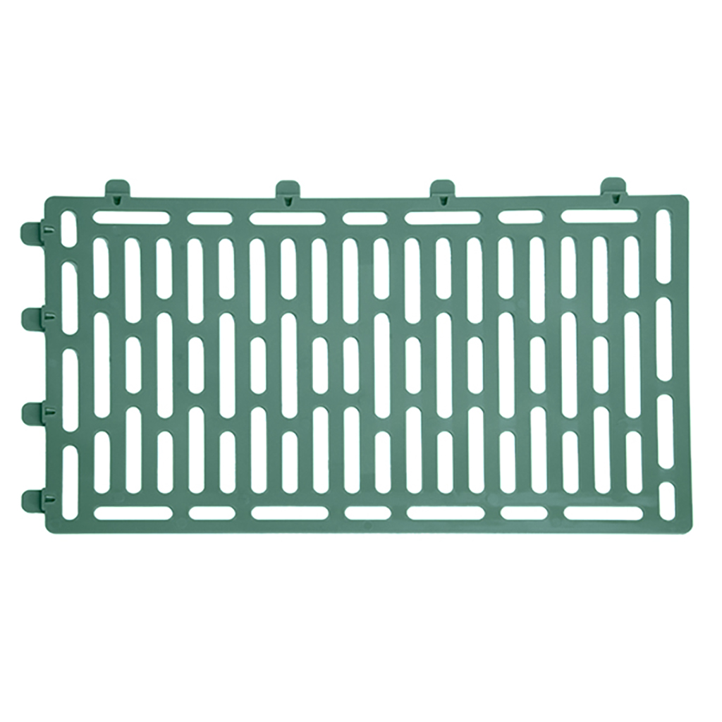 Ограждение садовое 138х20,5см, защитное, 4 секции, размер секции 34,5х20,5см, полипропилен, зеленый