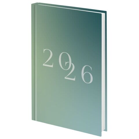 Ежедневник датированный 2026 145х215 мм, А5, STAFF, ламинированная обложка, "2026"