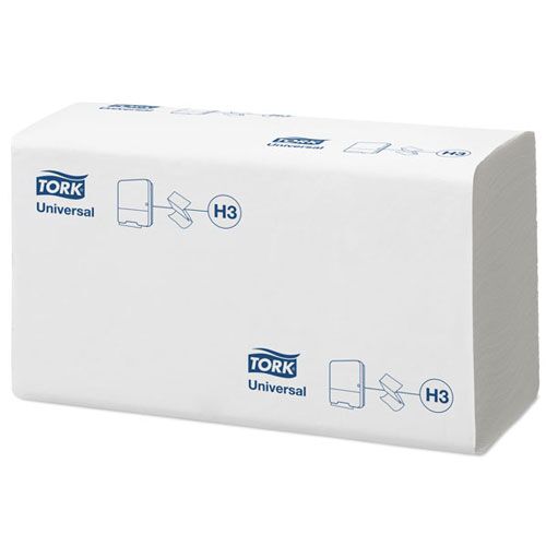 Полотенца бумажные TORK Universal/Tellus  V(ZZ)сл 250л, 1сл, 23*23см