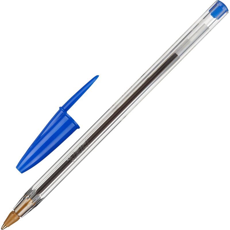 Ручка шариковая BIC Cristal синий  0,32 мм Франция
