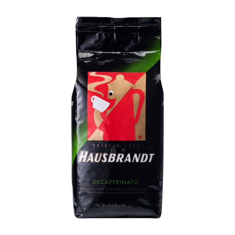 Кофе в зернах Hausbrandt Decaffeinated без кофеина, 1кг