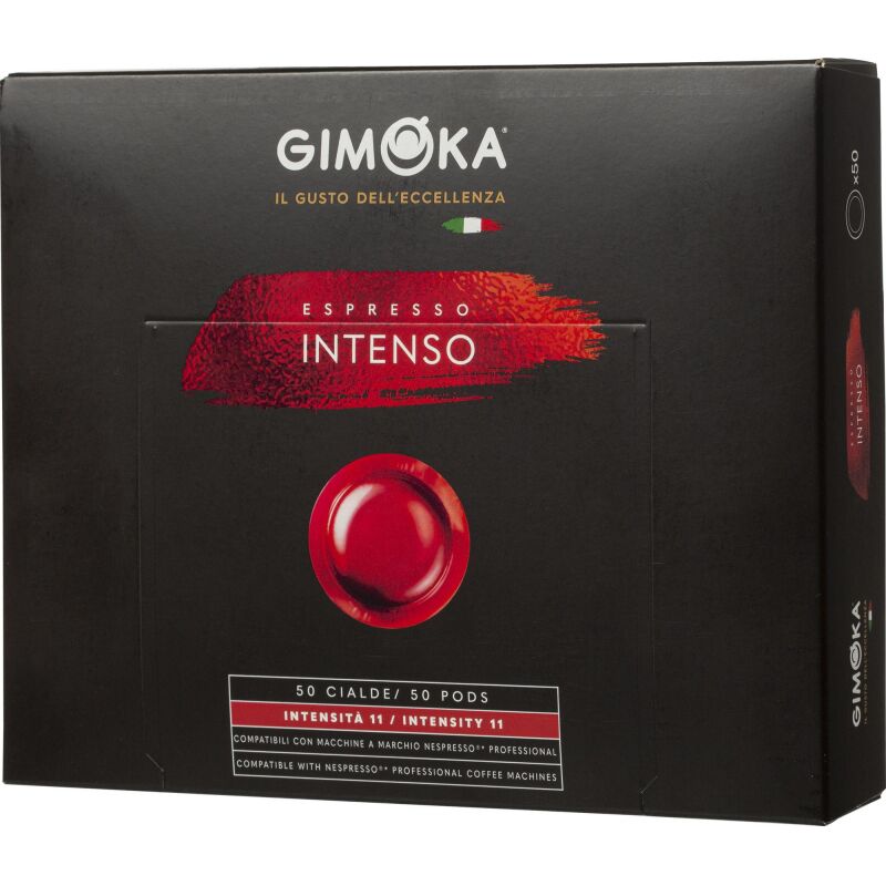 Кофе в капсулах Gimoka Nespresso Professional Intenso жар.,молот., 50шт/уп