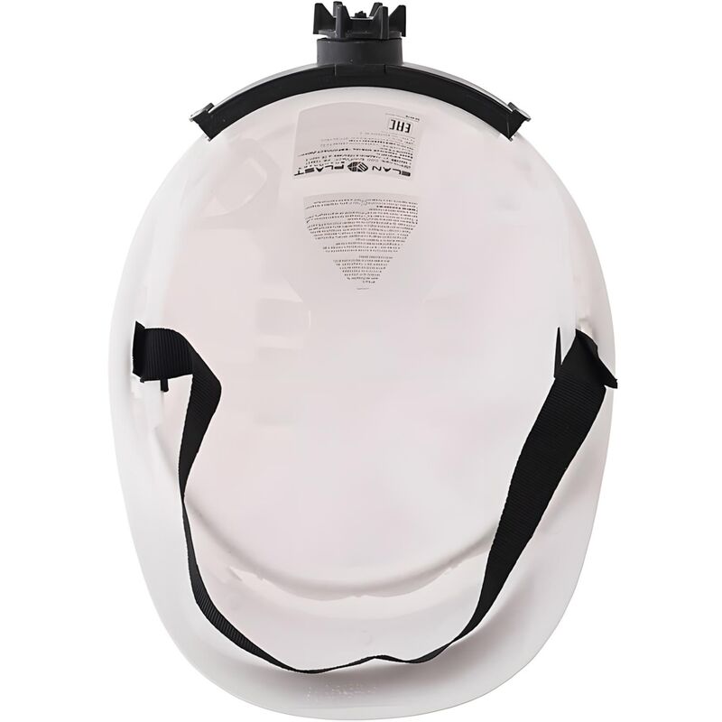 Каска защитная Еланпласт Европласт-Люкс белая с храповым механизмом (К-03)