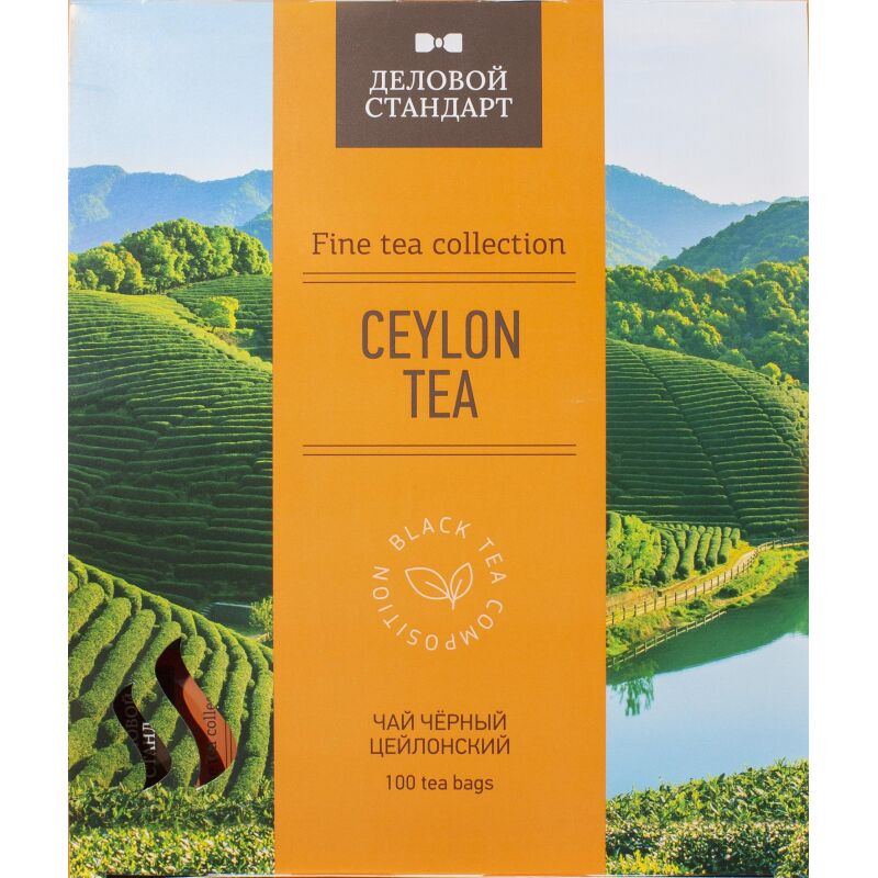 Чай Деловой Стандарт Ceylon tea черн. 100 пакx2гр