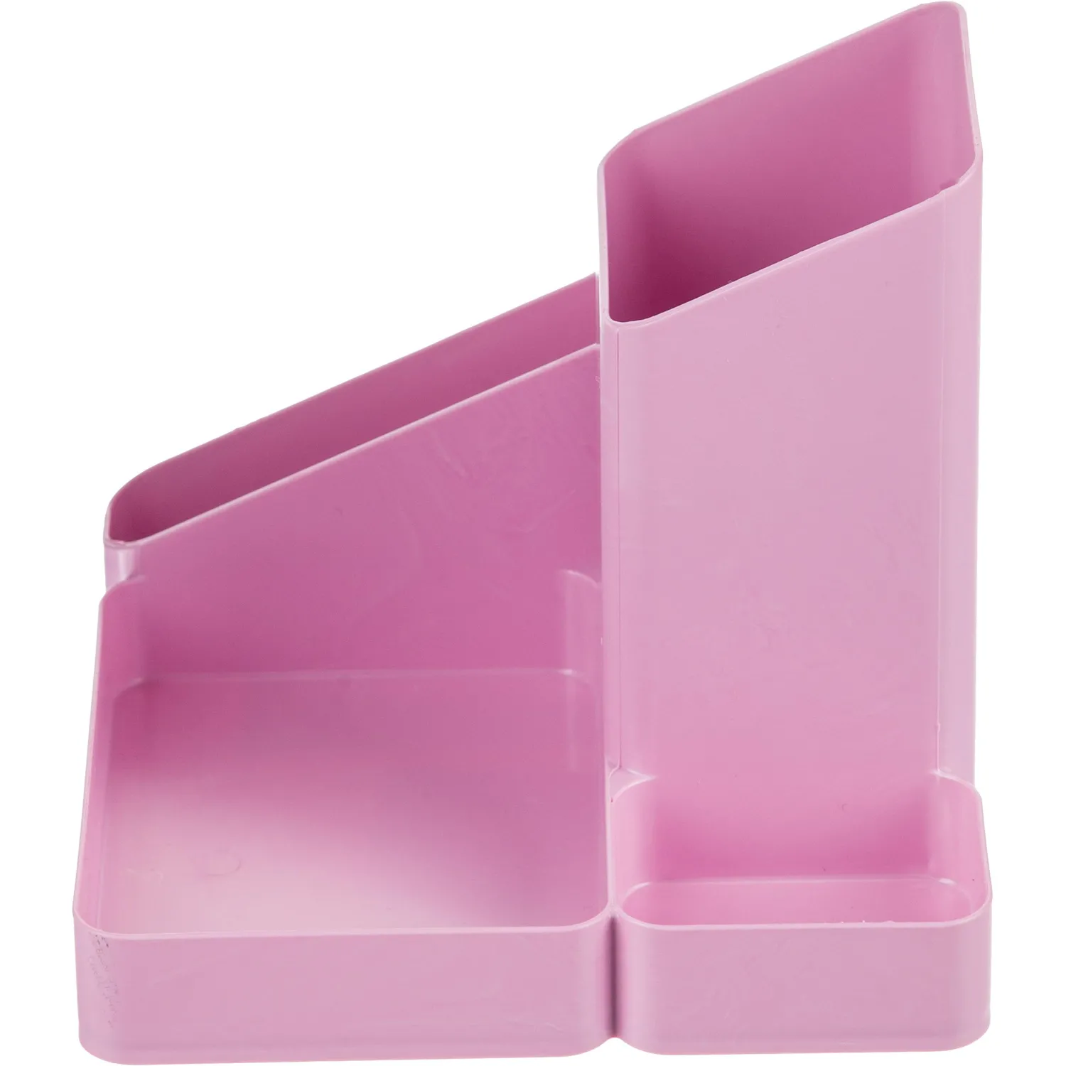 Подставка-органайзер для канцелярских принадлежностей Attache Акварель 4 отделения розовая 11.1x11.5x12.2 см