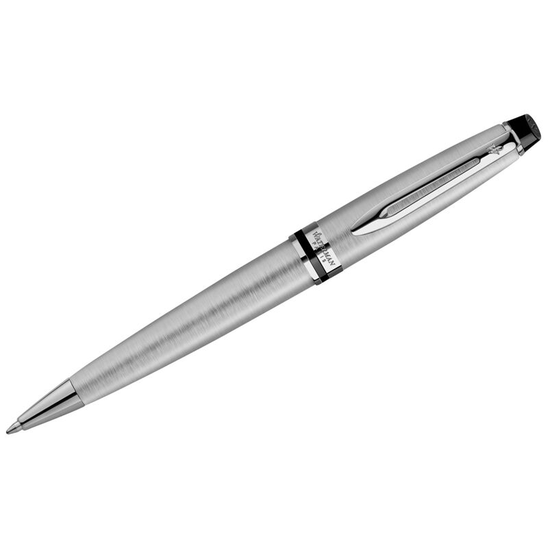 Ручка шарик. Waterman "Expert Stainless Steel СT" синяя, 1,0мм, подарочная упаковка