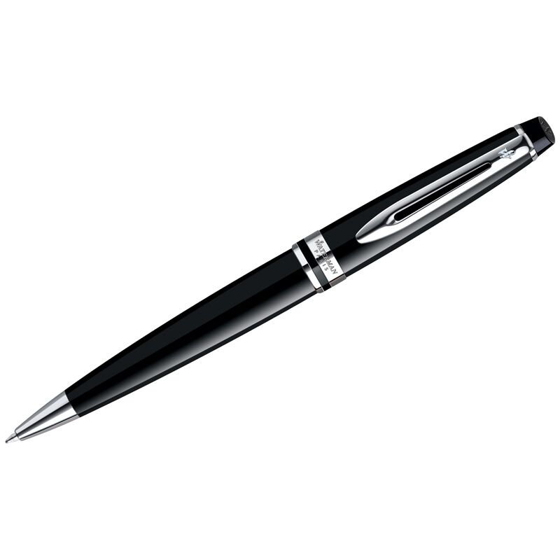 Ручка шарик. Waterman "Expert Black PT" синяя, 1,0мм, подарочная упаковка