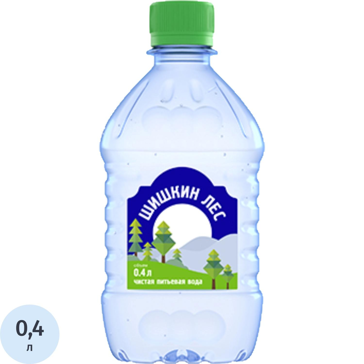Вода питьевая Шишкин Лес негазированная 0.4 л