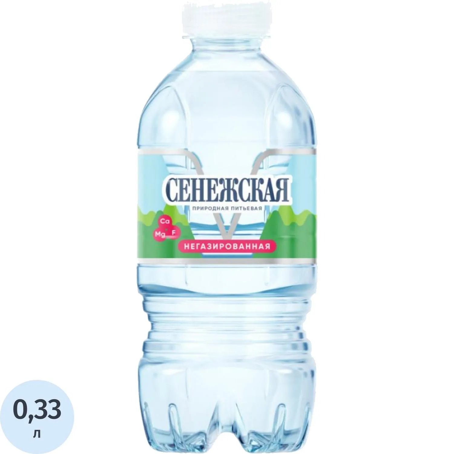 Вода питьевая Сенежская негазированная пэт 0.33 л