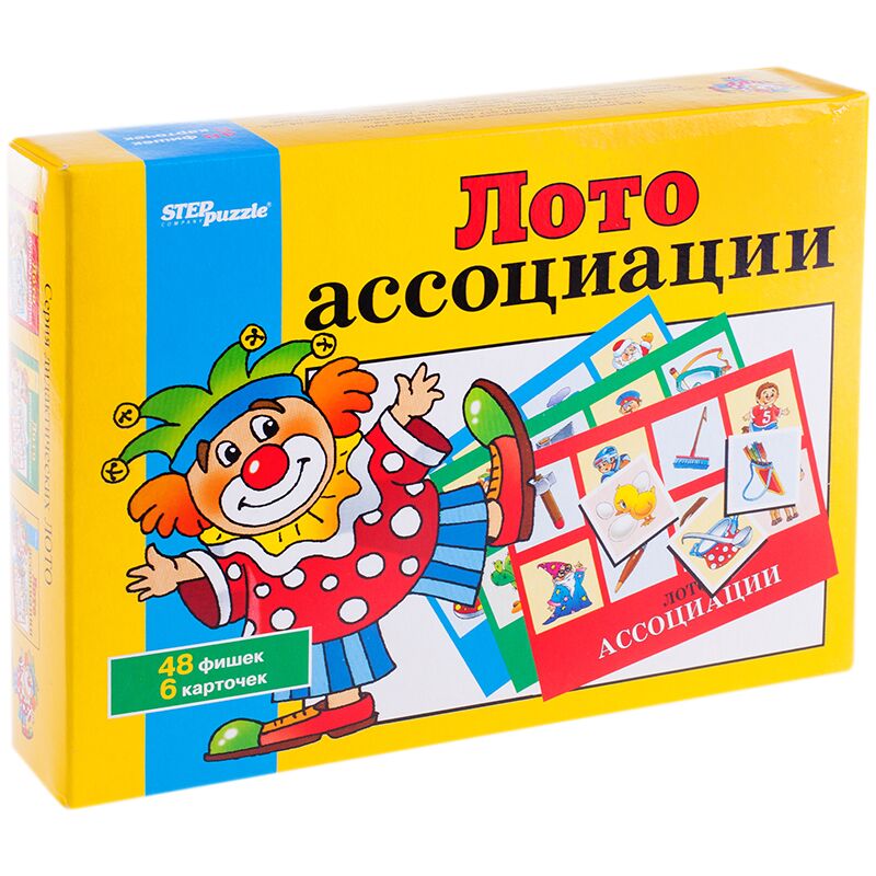 Игра настольная Лото, Step Puzzle Ассоциации, картонная коробка