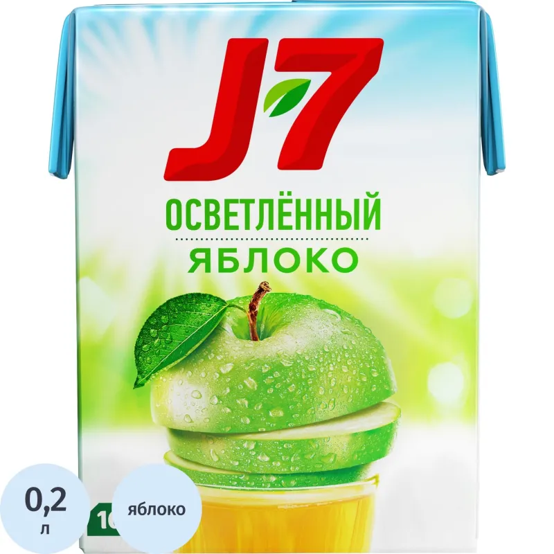 Сок J7 яблочный 0.2 л