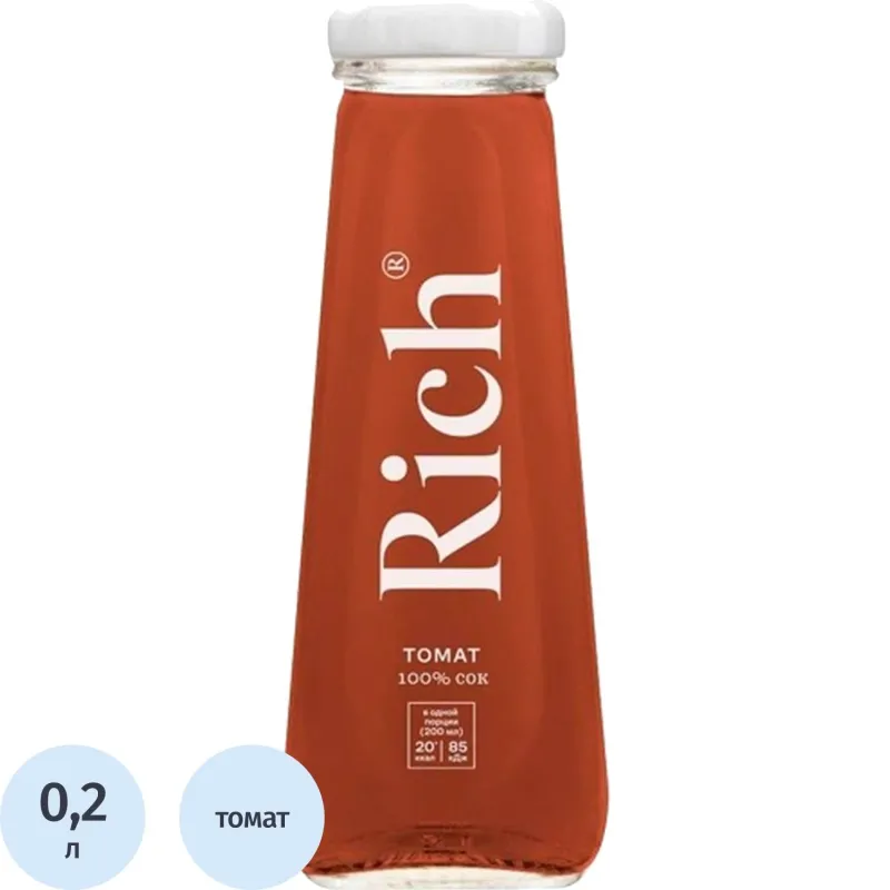 Сок Rich томатный 0.2 л
