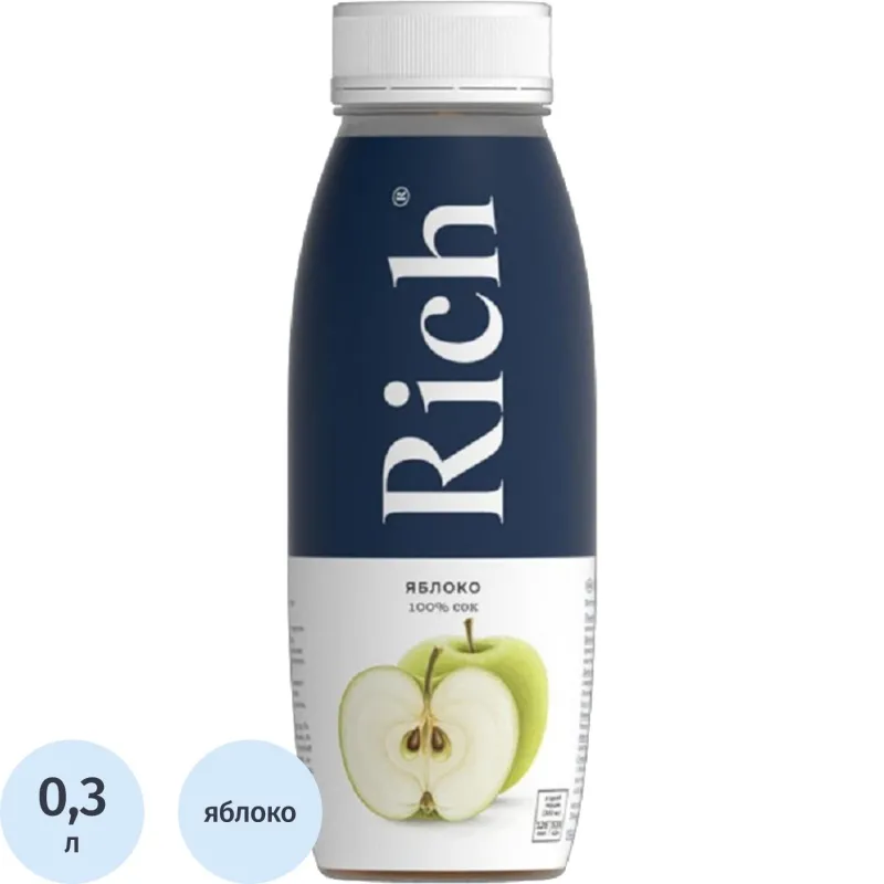 Сок Rich яблоко 0.3 л