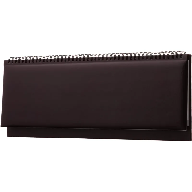 Планинг датированный 2026 год Attache Каньон искусственная кожа 405х145 мм 55 листов бордовый