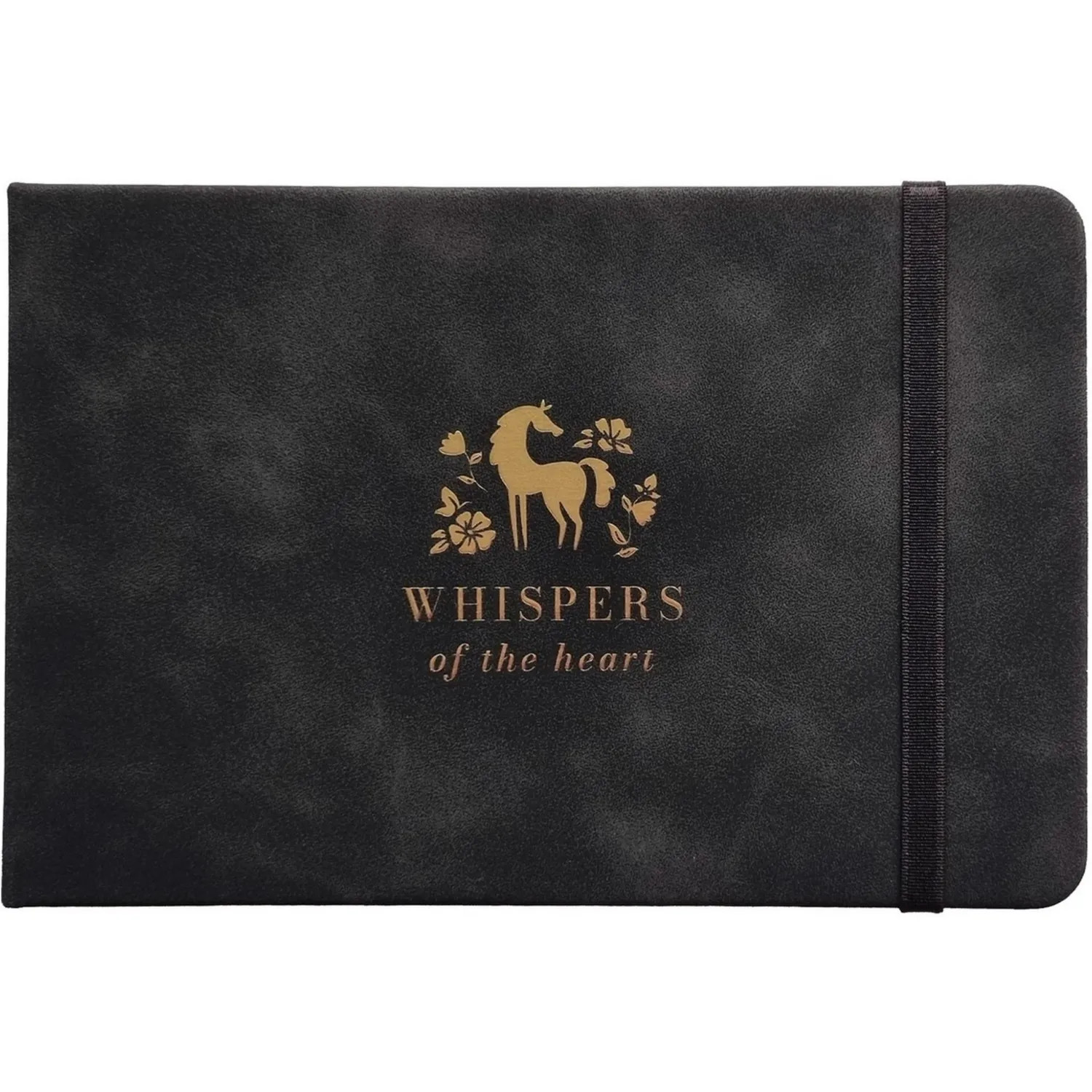 Еженедельник датированный 2026 год InFolio Grace искусственная замша А6 64 листа чёрный с фиксирующей резинкой, I1803/black