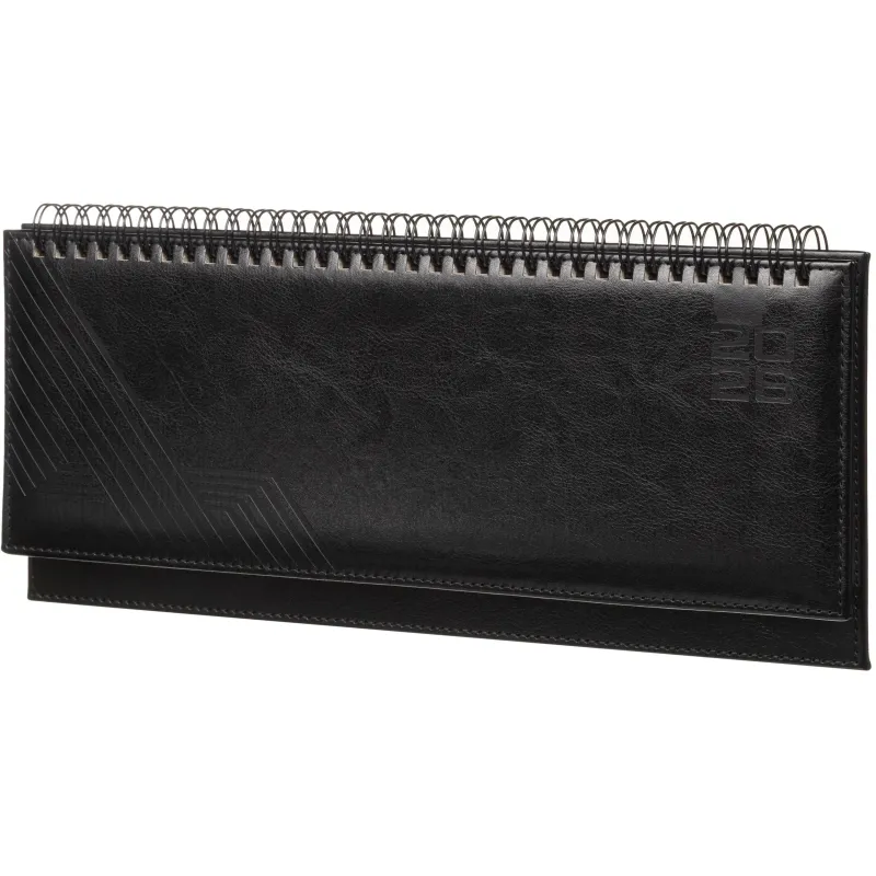 Планинг датированный 2026 ESCALADA 310x130мм, 64л, черный 70321