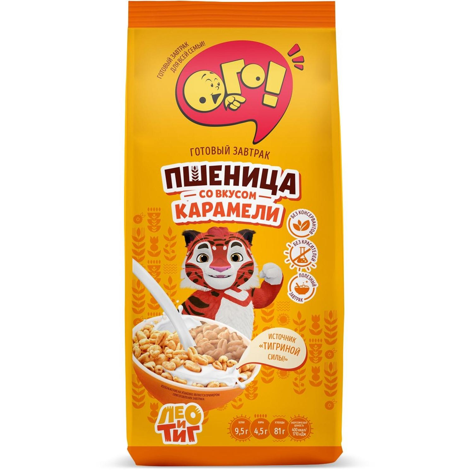 Пшеница воздушная Ого! со вкусом карамели 150 г