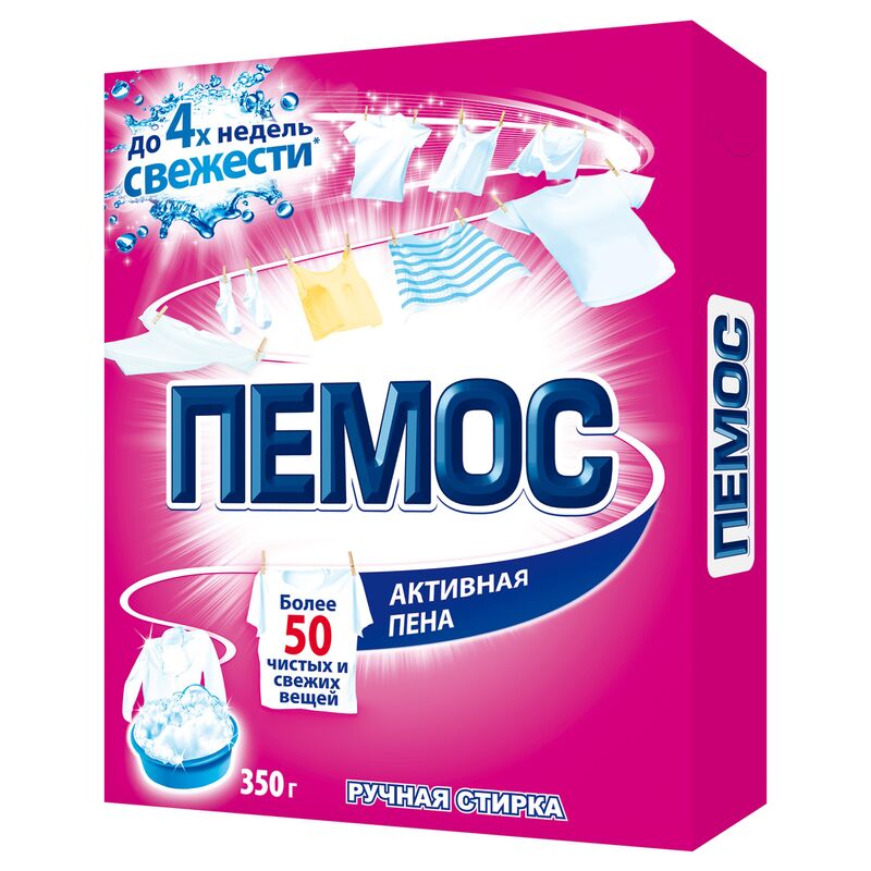 Стиральный порошок Пемос Активная Пена, 350г