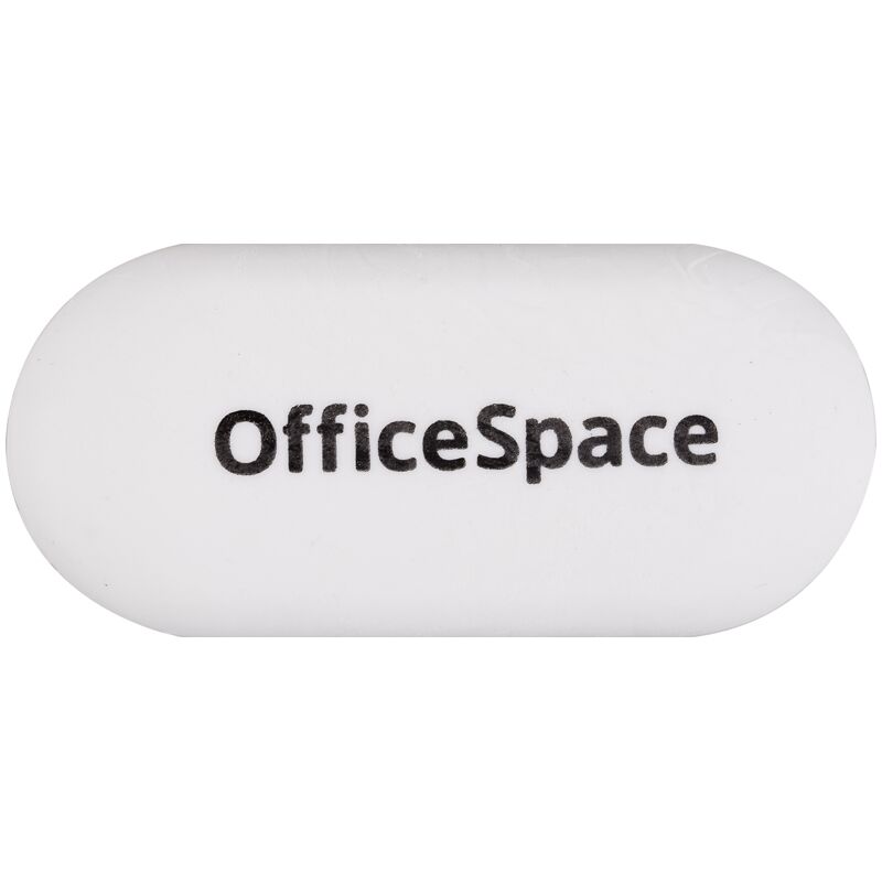 Ластик OfficeSpace FreeStyle, овальный, термопластичная резина, 60*28*12мм