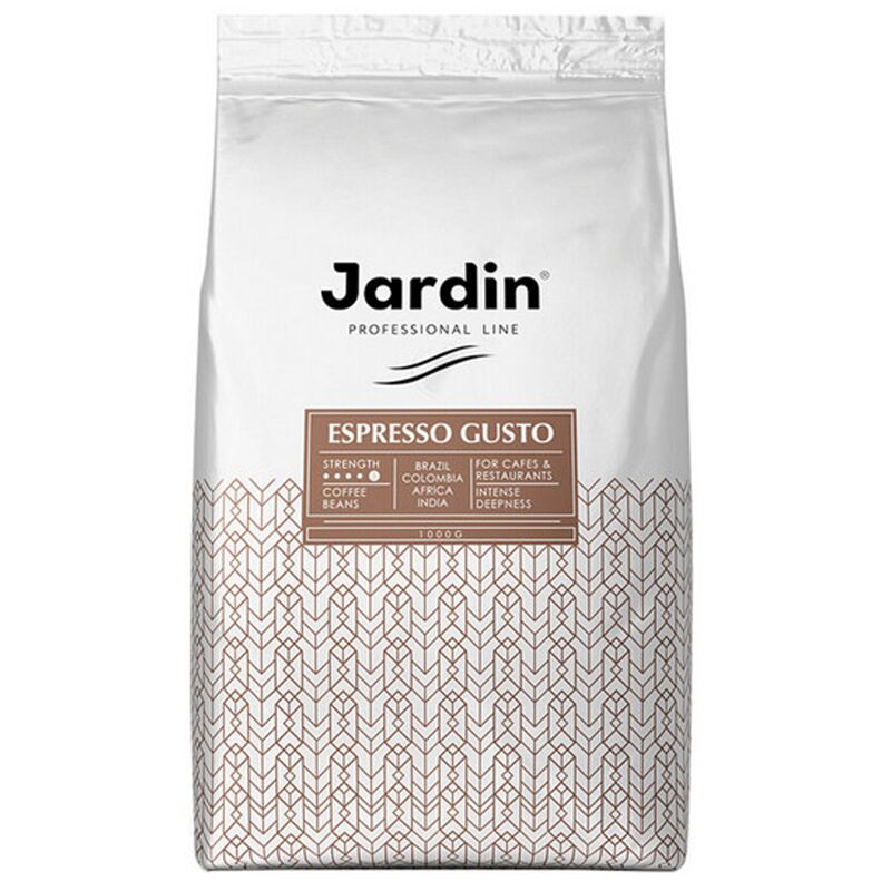 Кофе в зернах Jardin Espresso Gusto, вакуумный пакет, 1кг