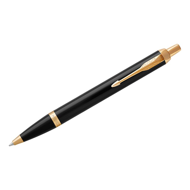 Ручка шариковая Parker IM Black GT синяя, 1мм, кнопочн., подар. уп.