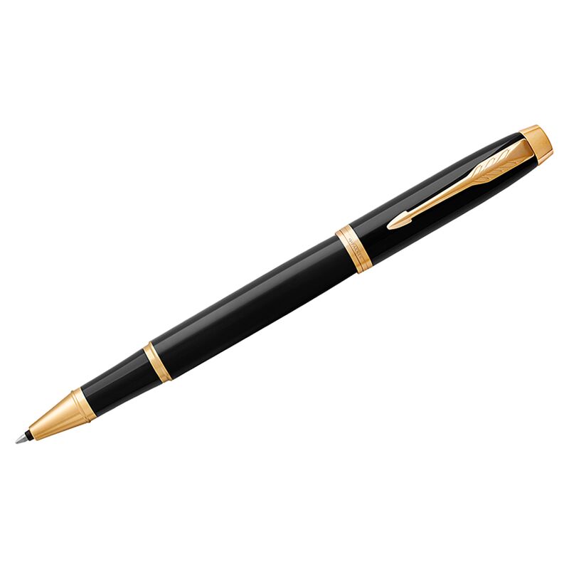 Ручка-роллер Parker IM Black GT черная, 0,8мм, подар. уп.