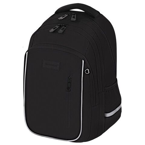 Рюкзак BRAUBERG INTENT, 2 отделения, 4 кармана, "Dark side", 39х27х14 см,