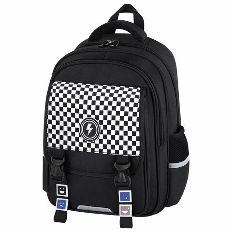 Рюкзак BRAUBERG SNAP, 2 отделения, 3 кармана, "Stylish checks", 39х28х16 см,