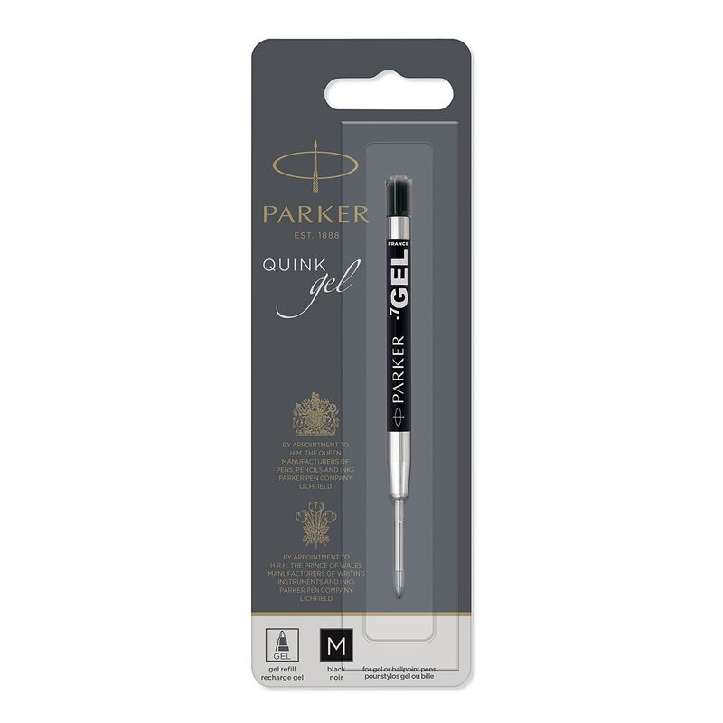 Стержень гелевый Parker Gel Ball Point черный, 98мм, 0,7мм, блистер