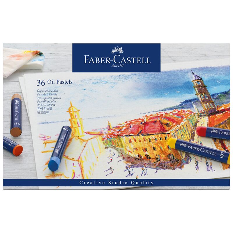 Пастель масляная Faber-Castell Oil Pastels, 36 цветов, картон. упак.