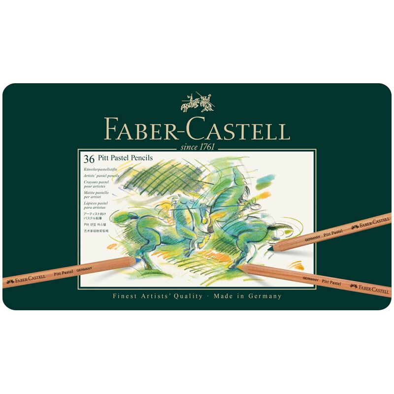 Пастельные карандаши Faber-Castell Pitt Pastel 36цв., метал. коробка