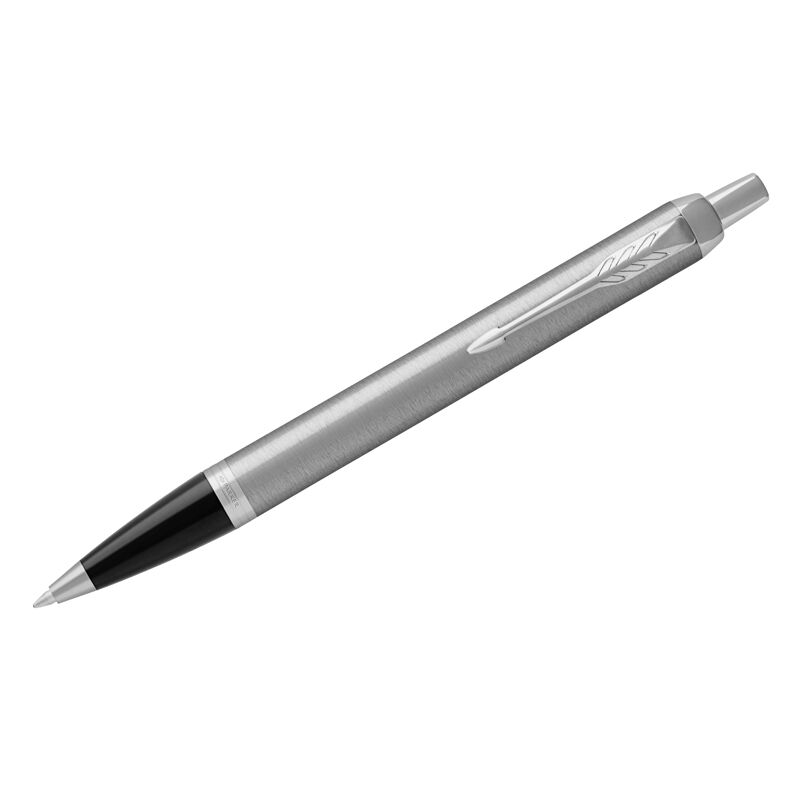 Ручка шарик. Parker "IM Essential Stainless Steel CT" синяя, 1,0мм, кнопочн., подарочная упаковка