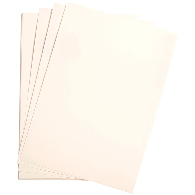 Цветная бумага 500*650мм., Clairefontaine Etival color, 24л., 160г/м2, белый, легкое зерно, хлопок