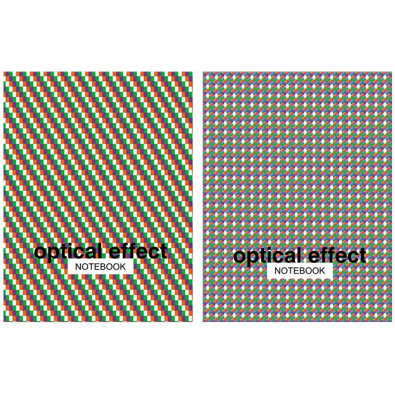 Бизнес-блокнот А5, 64л., ЛАЙТ, BG Optical effect, метализация, глянцевая ламинация